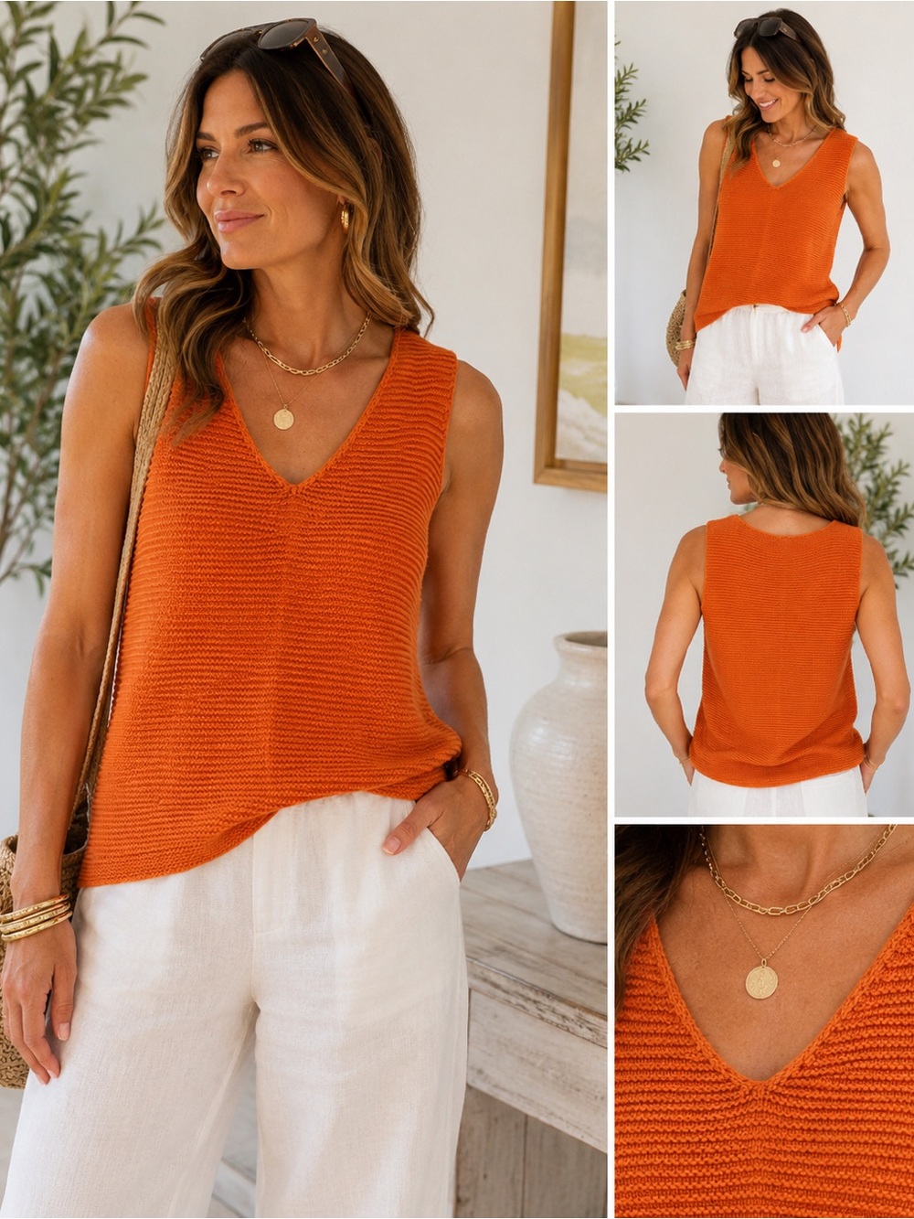 Lauren Ralph Lauren knit vest/tank top. Size small